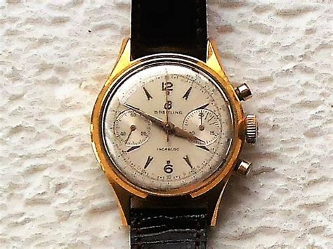 breitling 1950's simple face 21 jewels|More.